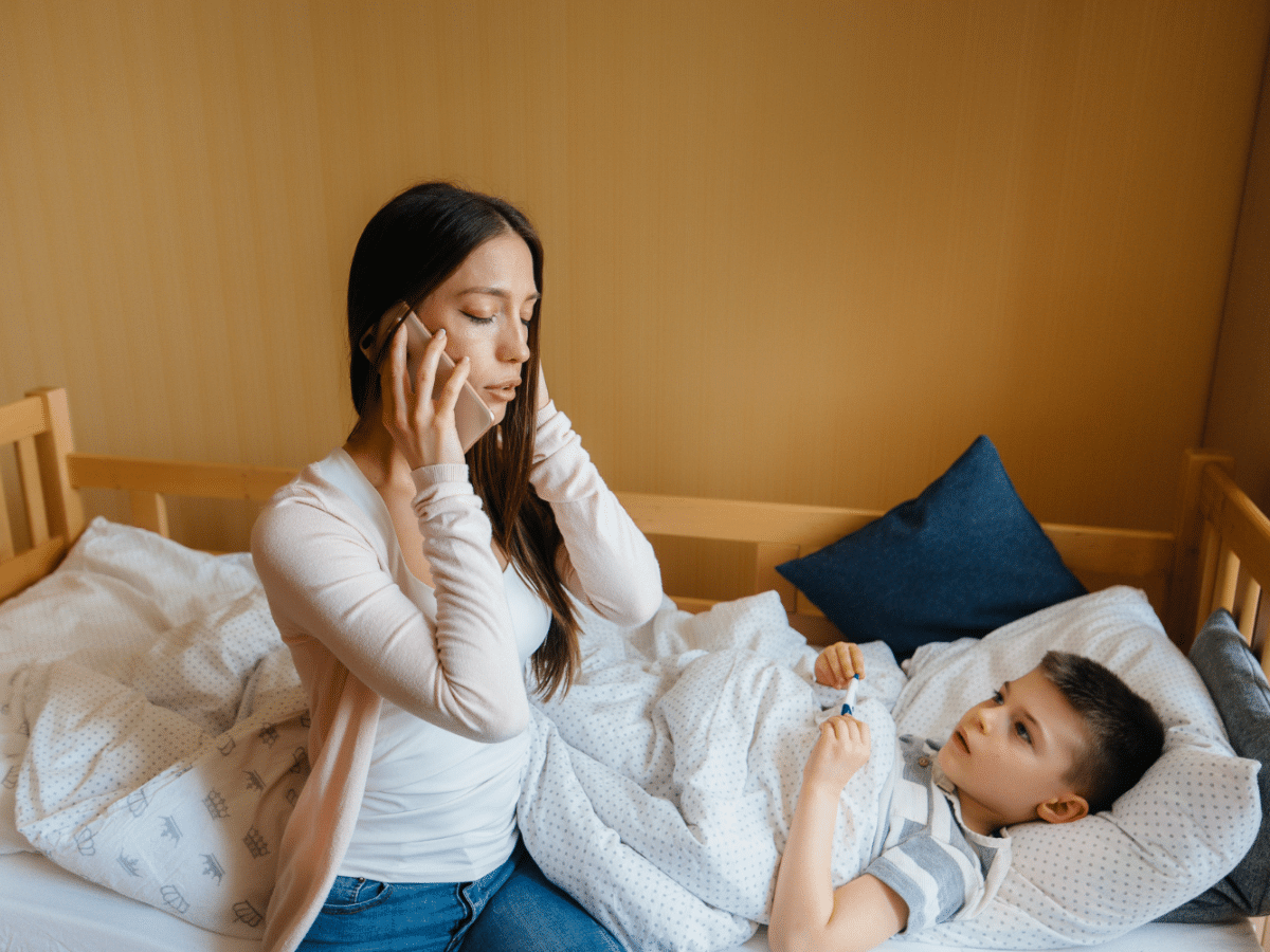 Unsure about the symptoms of RSV or the flu, a mother turns to her pediatrician for guidance.