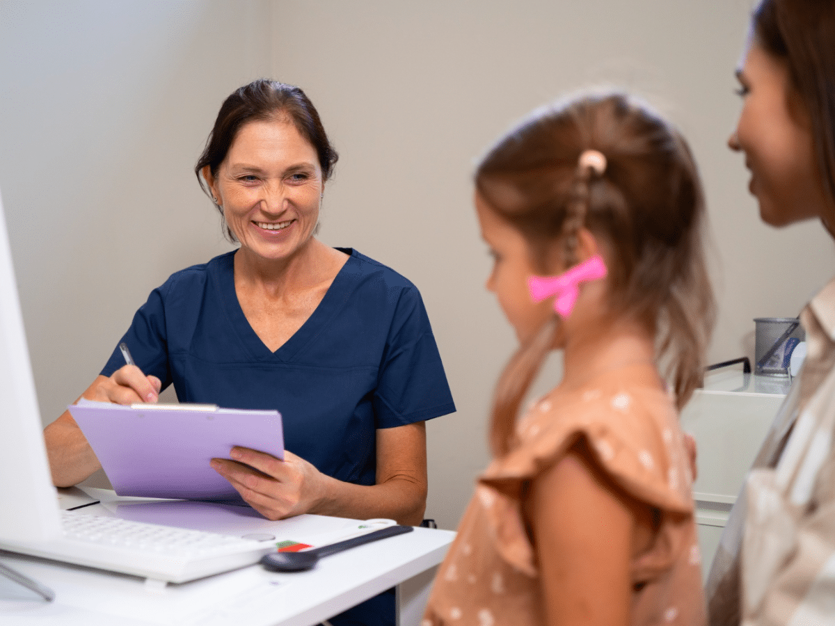 You can talk about your child’s health concerns during routine check-ups.