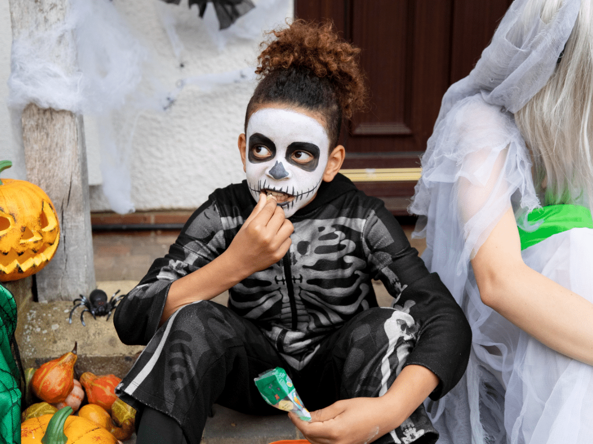 One important Halloween advice is for kids to check their sweets before eating them